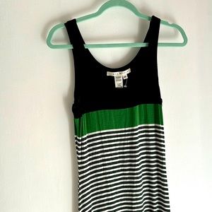 Max Studio Stripped Tank Maxi Dress